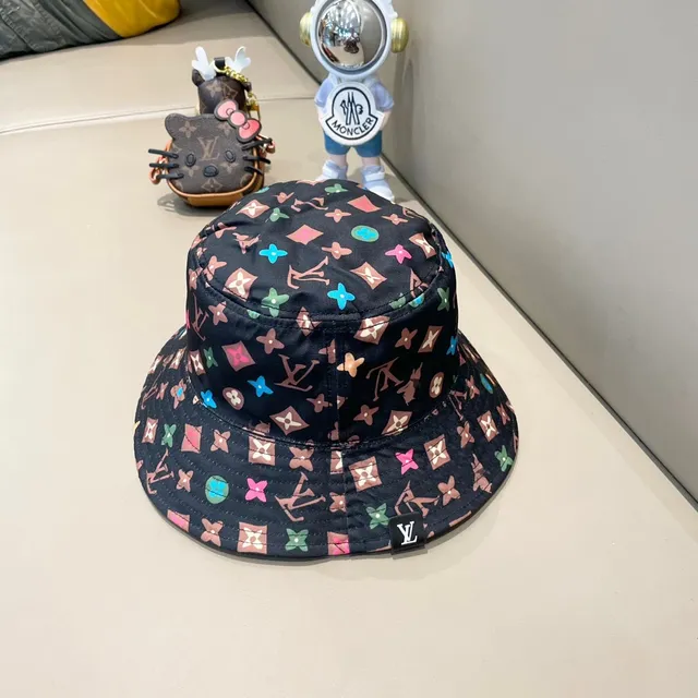 Louis Vuitton Monogram multicolor Negro Sombrero Bucket 1