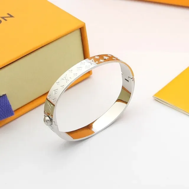 Louis Vuitton Monogram World Engraved Cuff Bracelets 2