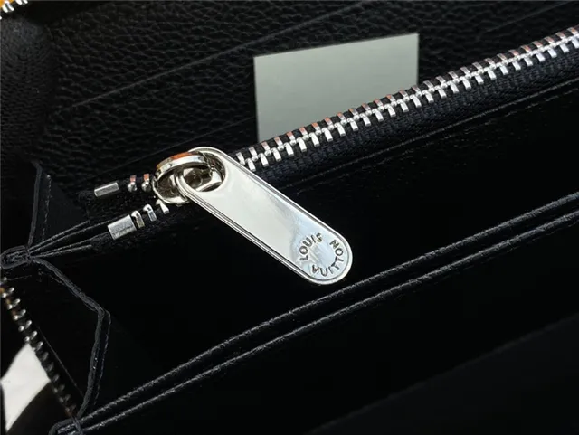 Louis Vuitton Billetera Larga Monograma Perforada Beige 5