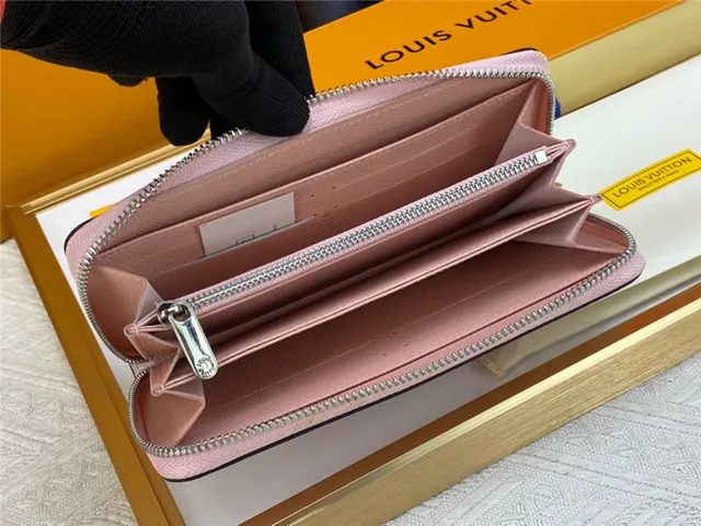 Louis Vuitton Billetera Larga Monograma Perforada Beige 12