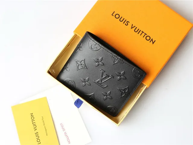 Louis Vuitton PF Twist Chep V Stuno Black Short Wallet 7