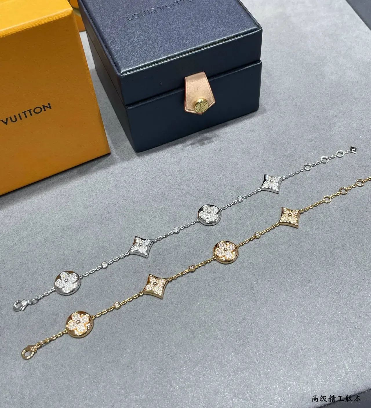 Louis Vuitton Quatrefoil Pavé Flower Bracelet 6
