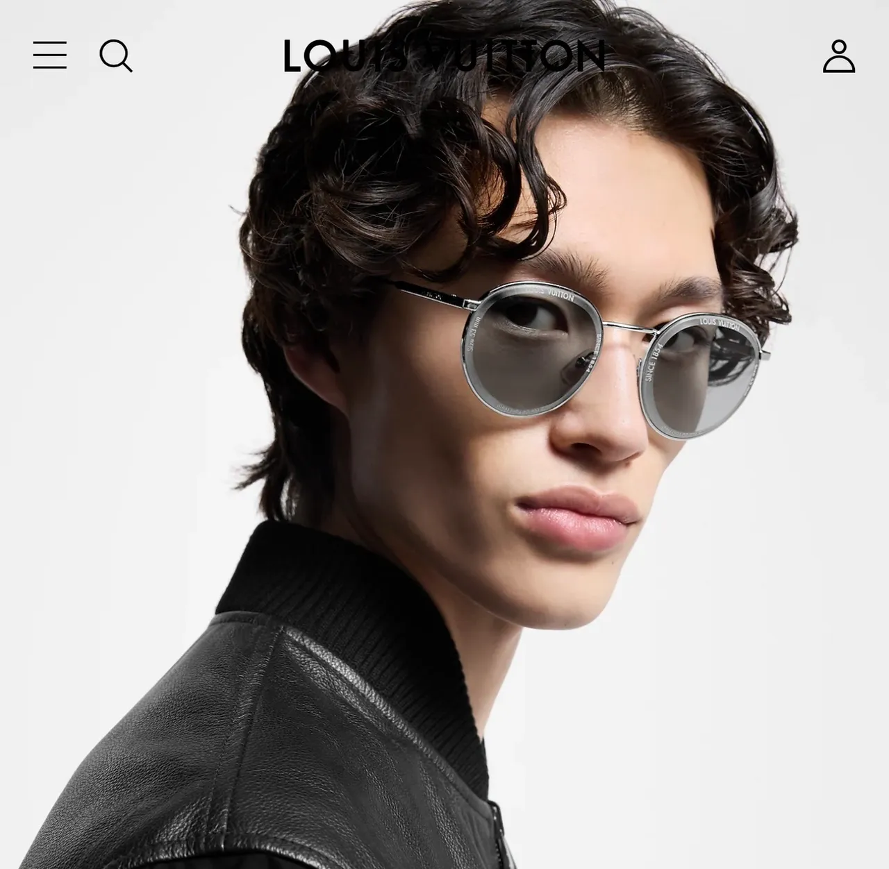 Louis Vuitton óculos de sol redondos de metal tom dourado espelhados âmbar 2