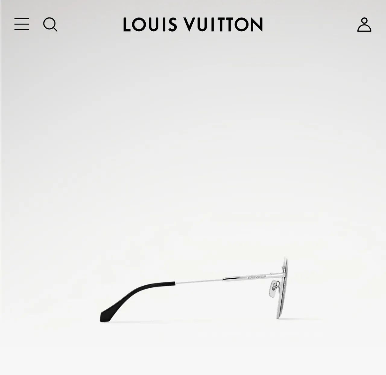 Louis Vuitton óculos de sol redondos de metal tom dourado espelhados âmbar 4