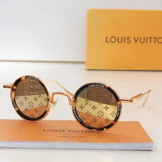 Louis Vuitton نظارات شمسية مستديرة مونوغرام مرايا