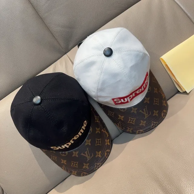 Louis Vuitton x Supreme Monogram Canvas 棒球帽 2