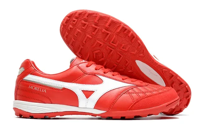 Mizuno Morelia सफेद और लाल लाइफस्टाइल स्नीकर 7