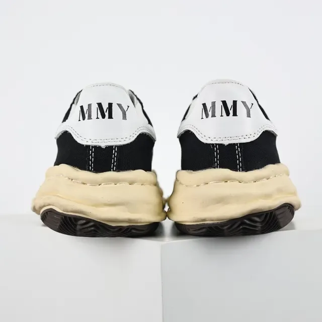 MM6 Maison Margiela काला भूरा डी-कंस्ट्रक्शन स्कल्प्टेड मिडसोल लाइफस्टाइल स्नीकर्स 8