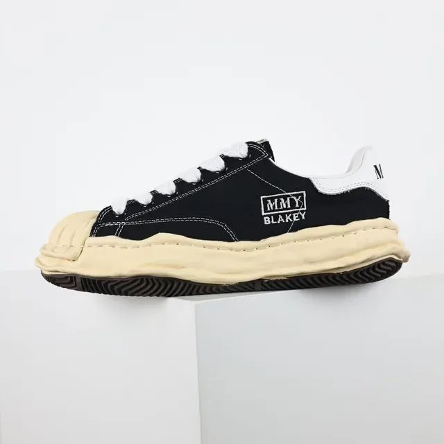 MM6 Maison Margiela काला भूरा डी-कंस्ट्रक्शन स्कल्प्टेड मिडसोल लाइफस्टाइल स्नीकर्स 9