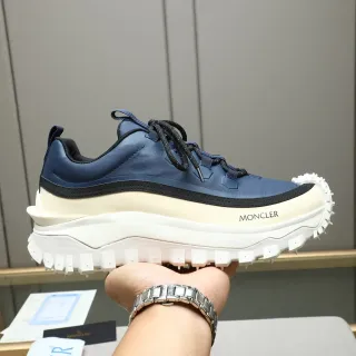 Moncler Navy and Cream Chunky Sole Lifestyle Sneaker