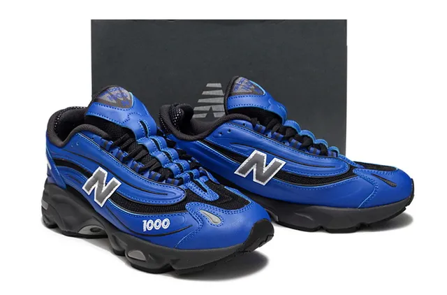 নিউ ব্যালেন্স 1000 Royal Blue Black চাঙ্কি স্নিকার 5