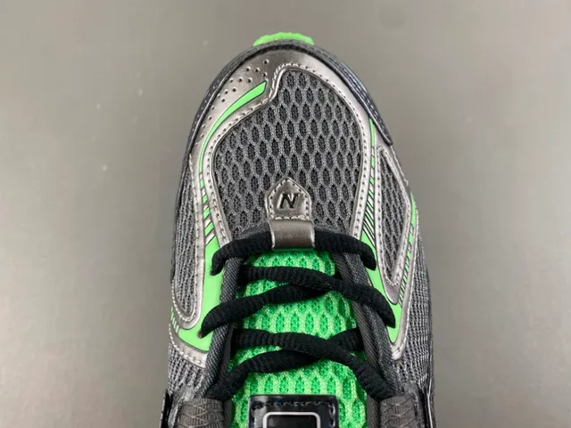 New Balance 1080 Black and Lime Green Running Shoes 5