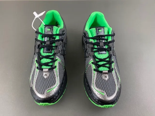 New Balance 1080 Black and Lime Green Running Shoes 11