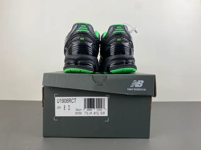 New Balance 1080 Black and Lime Green Running Shoes 17