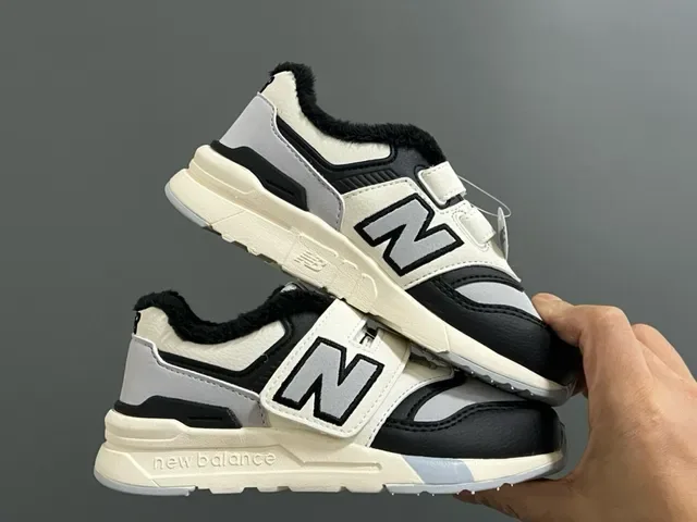 New Balance 327 أسود أبيض Velcro حزام إغلاق ناعم مبطن ياقة أسلوب حياة أحذية رياضية 11
