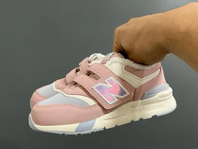 New Balance 327 أسود أبيض Velcro حزام إغلاق ناعم مبطن ياقة أسلوب حياة أحذية رياضية 13