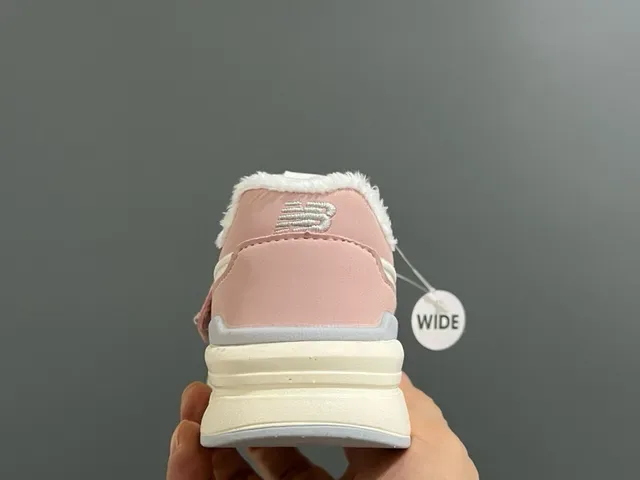 New Balance 327 أسود أبيض Velcro حزام إغلاق ناعم مبطن ياقة أسلوب حياة أحذية رياضية 18