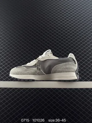 New Balance 327 حذاء رياضي أسلوب حياة رمادي جلد سويد و اصطناعي 2
