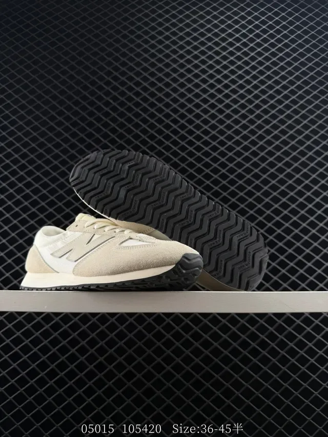 New Balance 471 bege camurça em camadas tecido retrô lifestyle tênis 3