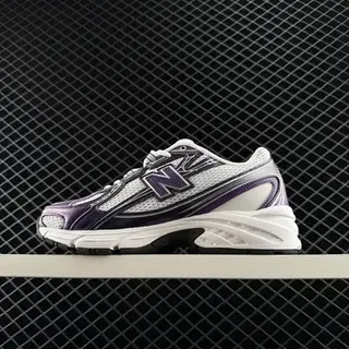 New Balance 740 সাদা বেগুনি রেট্রো রানার লাইফস্টাইল স্নিকার্স