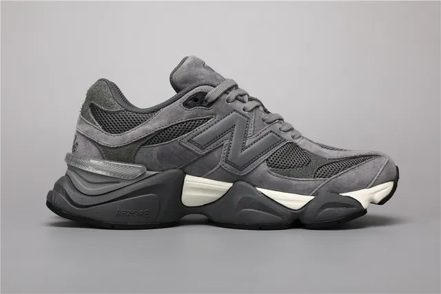New Balance 9060 ধূসর জালি ও সুয়েড চাঙ্কি স্নিকার 8