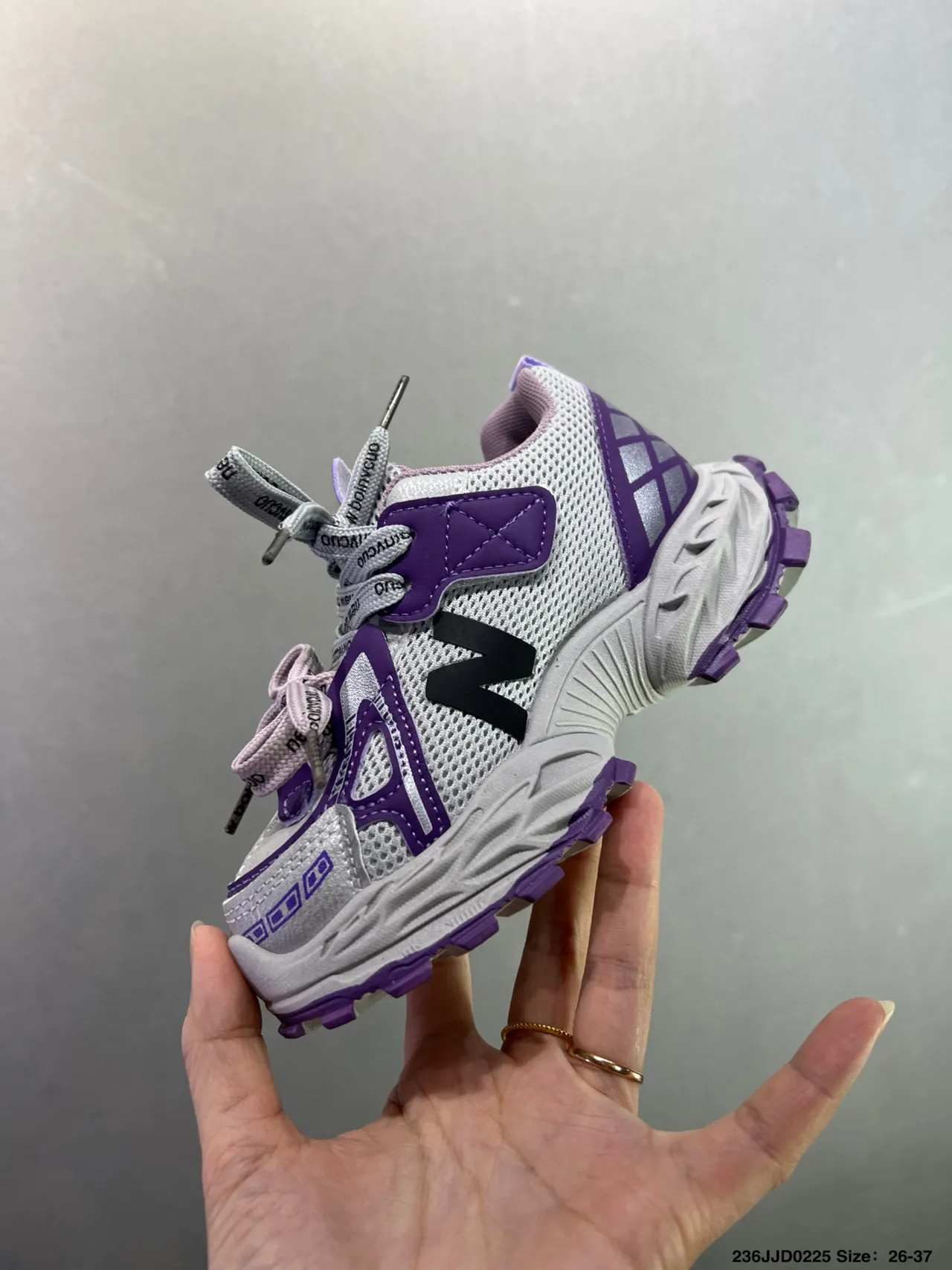 New Balance 9060 Baskets Chunky Gris Violet 5
