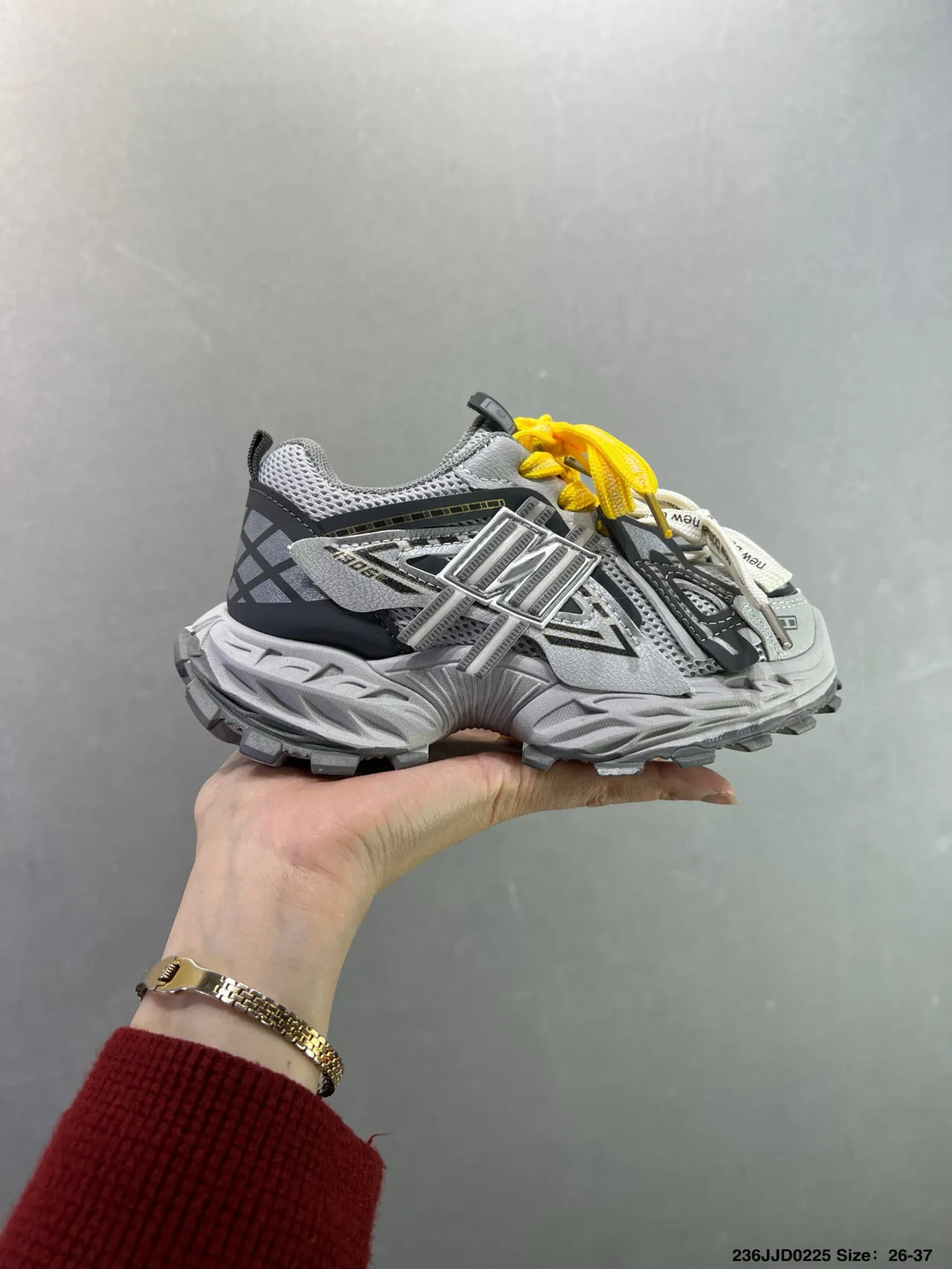 New Balance 9060 Baskets Chunky Gris Violet 15