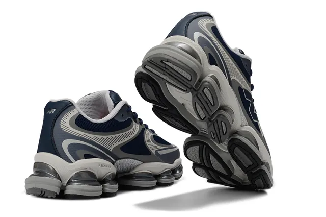 New Balance 9060 Navy and Gray Running Shoes 2