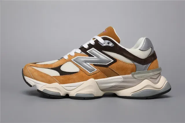 New Balance 9060 Tan Brown Suede Lifestyle Sneakers 9