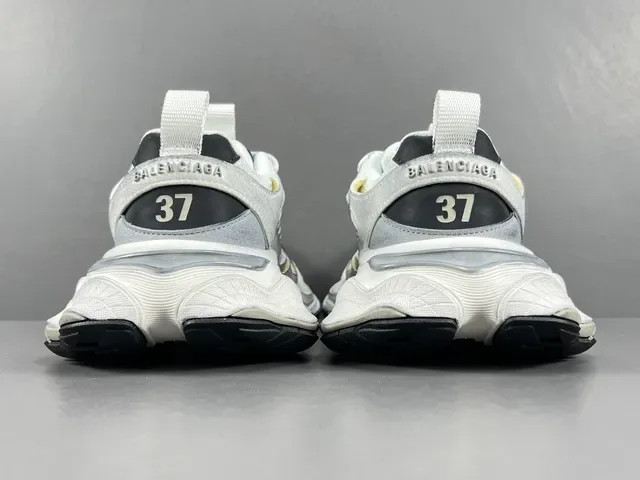 New Balance 9060 White and Black Chunky Sneakers 17