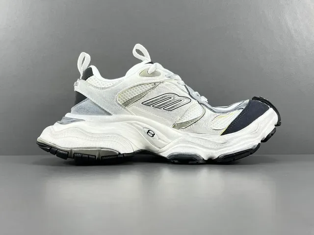 New Balance 9060 White and Black Chunky Sneakers 18