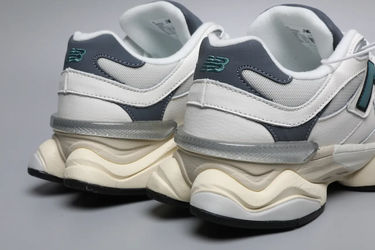 New Balance 9060 White Gray Teal سينيكرز أسلوب الحياة 2