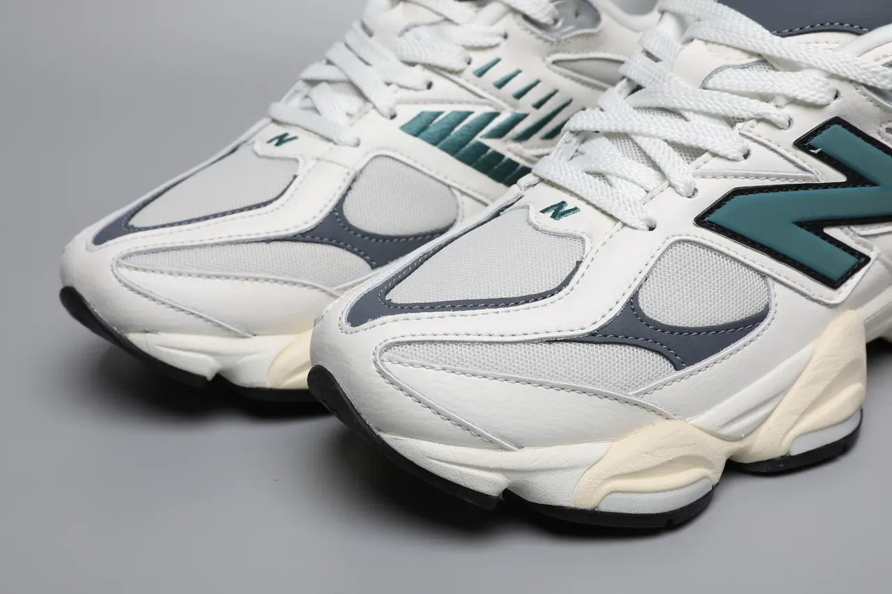 New Balance 9060 White Gray Teal سينيكرز أسلوب الحياة 4