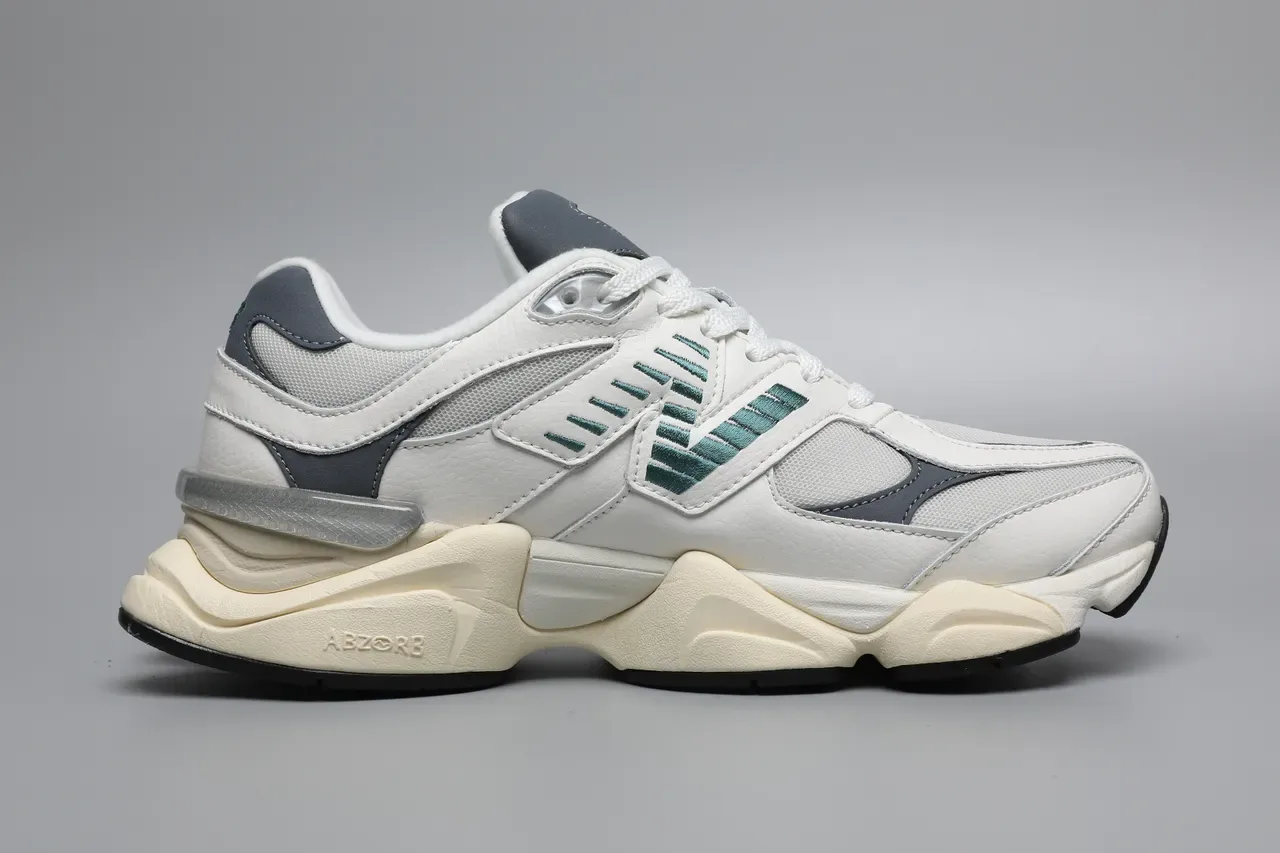 New Balance 9060 White Gray Teal سينيكرز أسلوب الحياة 8