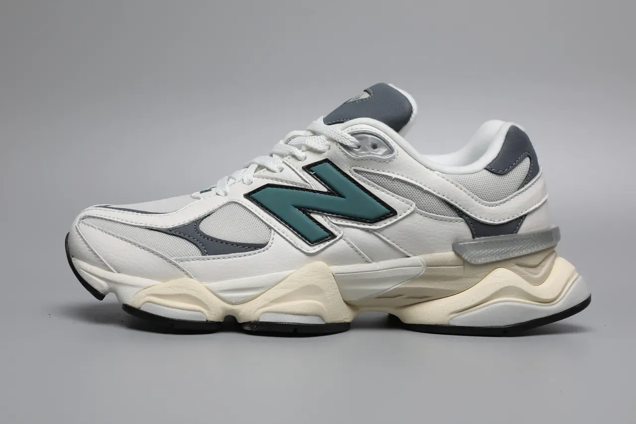 New Balance 9060 White Gray Teal سينيكرز أسلوب الحياة 9
