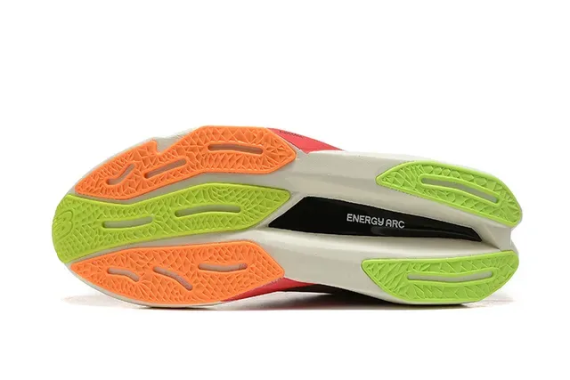 New Balance FuelCell Elite رمادي أسود شبكة مصممة وسيط هندسي أحذية جري 5