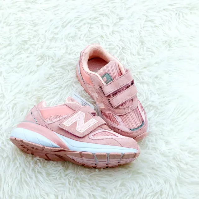 New Balance Sneakers Lifestyle Rose Gris Low-Top Fermeture à sangle Hook-and-Loop 4