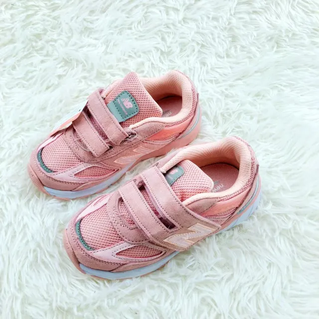 New Balance Sneakers Lifestyle Rose Gris Low-Top Fermeture à sangle Hook-and-Loop 8