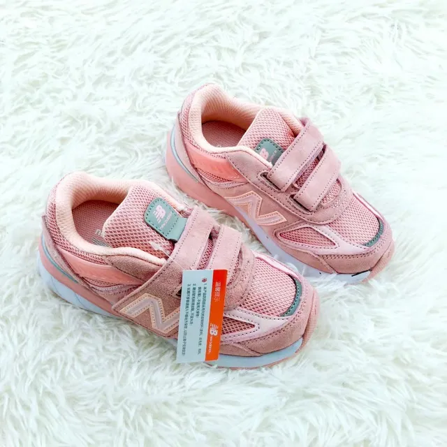 New Balance Sneakers Lifestyle Rose Gris Low-Top Fermeture à sangle Hook-and-Loop 13