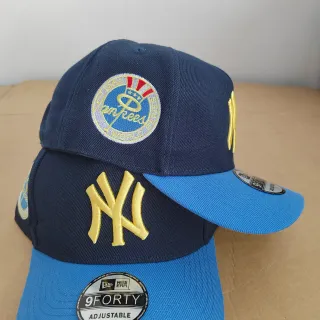 New Era 9FORTY Navy and Blue Gold Yankees 2000 World Series Baseball Cap