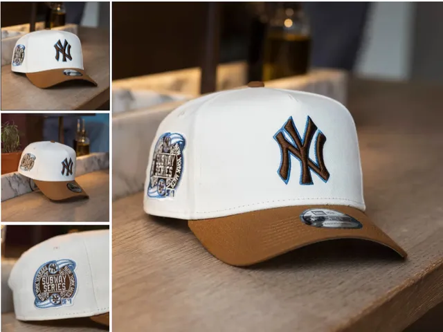 New Era 9FORTY Navy and Blue Gold Yankees 2000 World Series बेसबॉल कैप 6