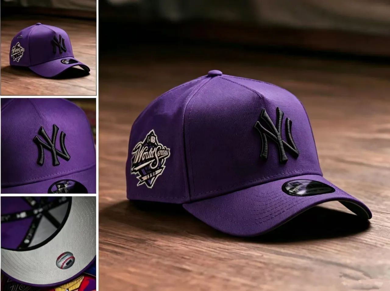 New Era 9FORTY Navy and Blue Gold Yankees 2000 World Series बेसबॉल कैप 12