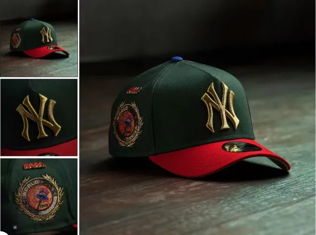 New Era 9FORTY Navy and Blue Gold Yankees 2000 World Series बेसबॉल कैप 13