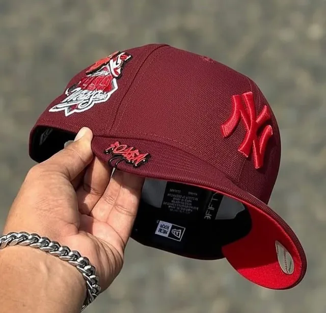 New Era 9FORTY Navy and Blue Gold Yankees 2000 World Series बेसबॉल कैप 14