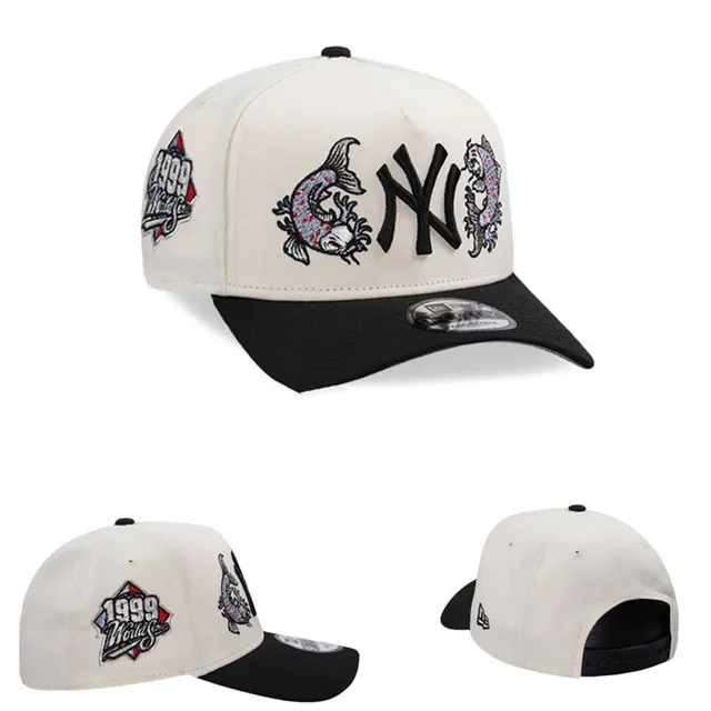 New Era 9FORTY Navy and Blue Gold Yankees 2000 World Series बेसबॉल कैप 16