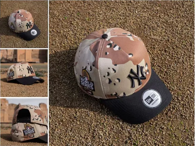 New Era 9FORTY Navy and Blue Gold Yankees 2000 World Series बेसबॉल कैप 20