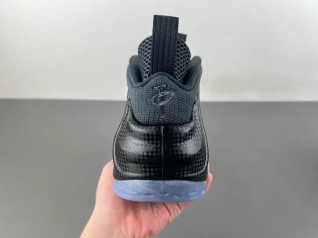 Nike Air Foamposite One Negro Gris Oscuro Suela Translucida Zapatillas de Baloncesto 4