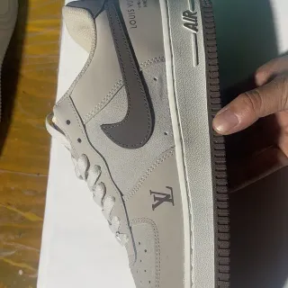 Nike Air Force 1 Louis Vuitton رمادي أسلوب حياة حذاء رياضي