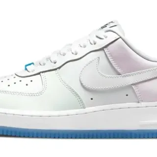 Nike Air Force 1 Blanc Lavande Pastel Vert Clair Bleu Sneakers Lifestyle