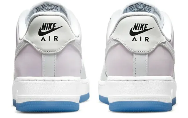 Nike Air Force 1 أبيض باستيل لافندر أخضر فاتح أزرق أسلوب حياة حذاء رياضي 6